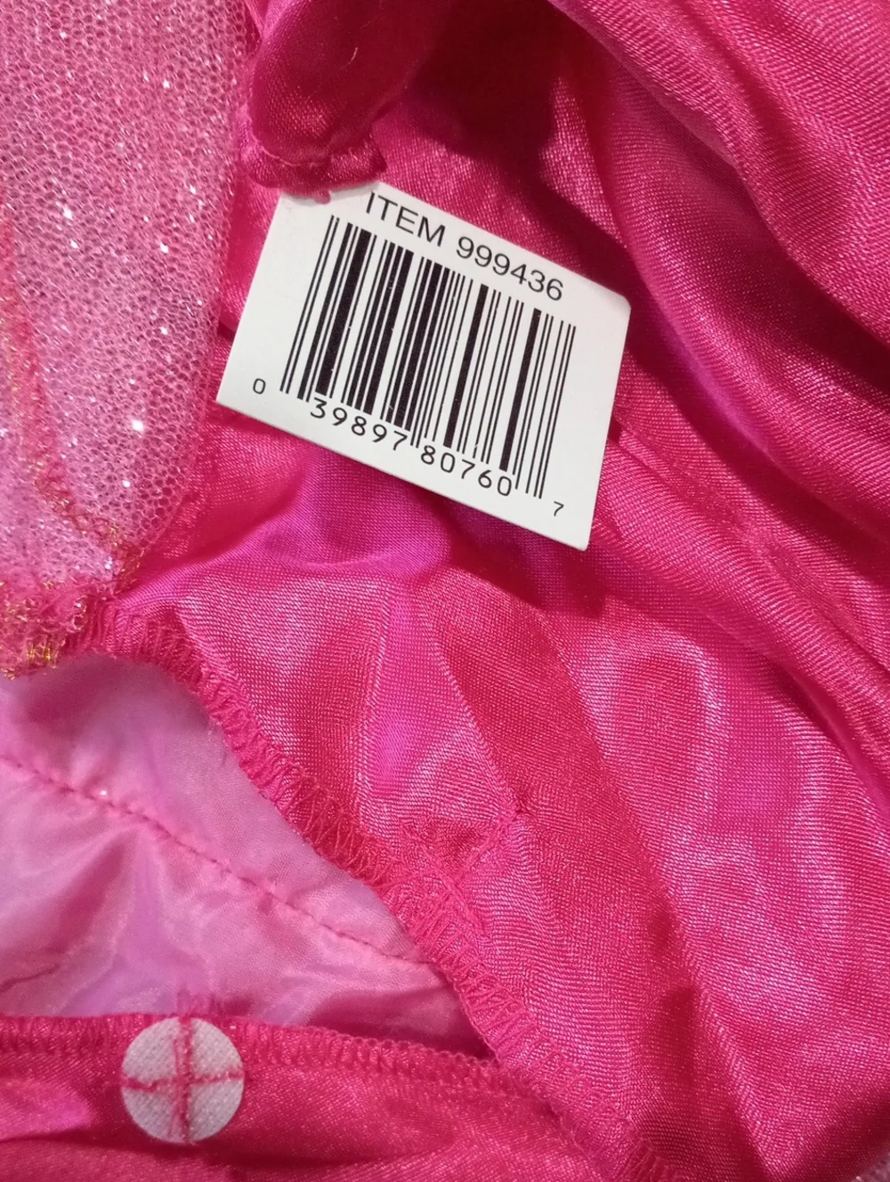 Disney Sleeping Beauty Sparkling Pink Princess Costume Dress - Picture 9 of 11